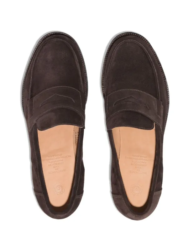 Grenson Epsom round-toe Loafers Brown FARFETCH