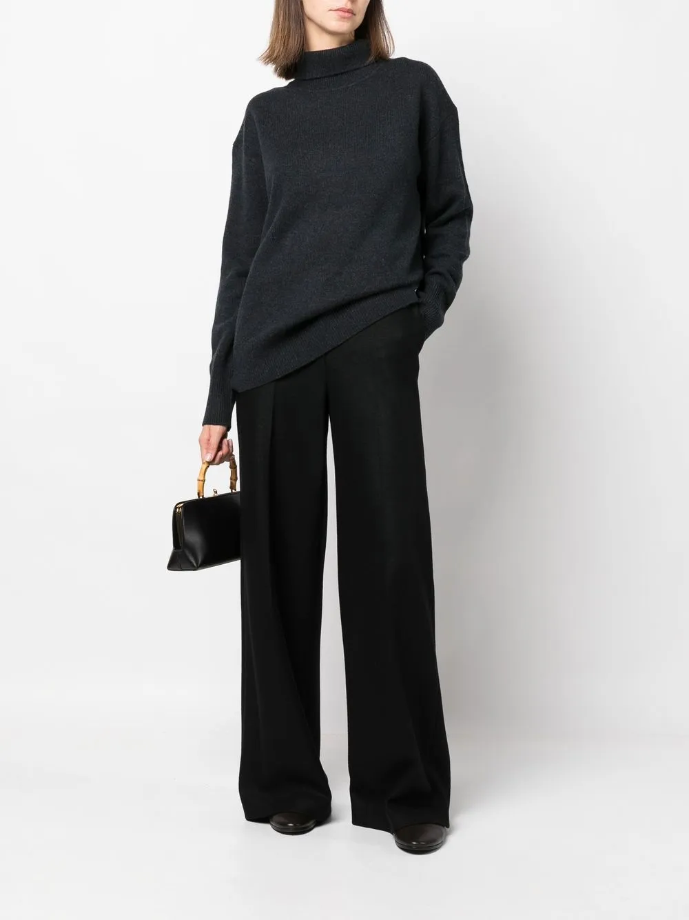 

JOSEPH Alana wide-leg trousers - Black