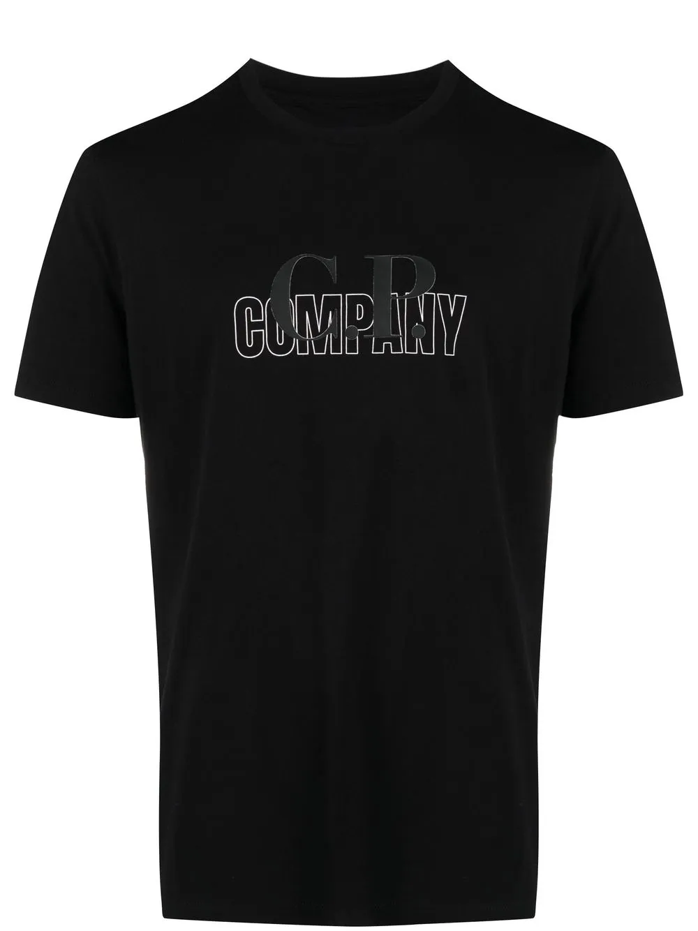 

C.P. Company playera manga corta con logo estampado - Negro