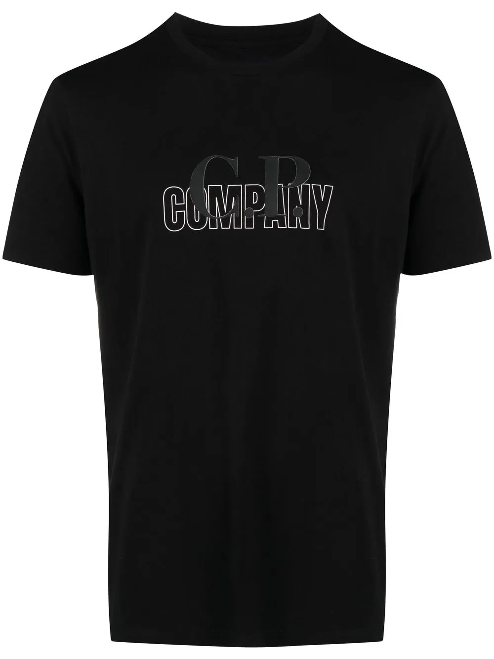 

C.P. Company logo-print short-sleeve T-shirt - Black