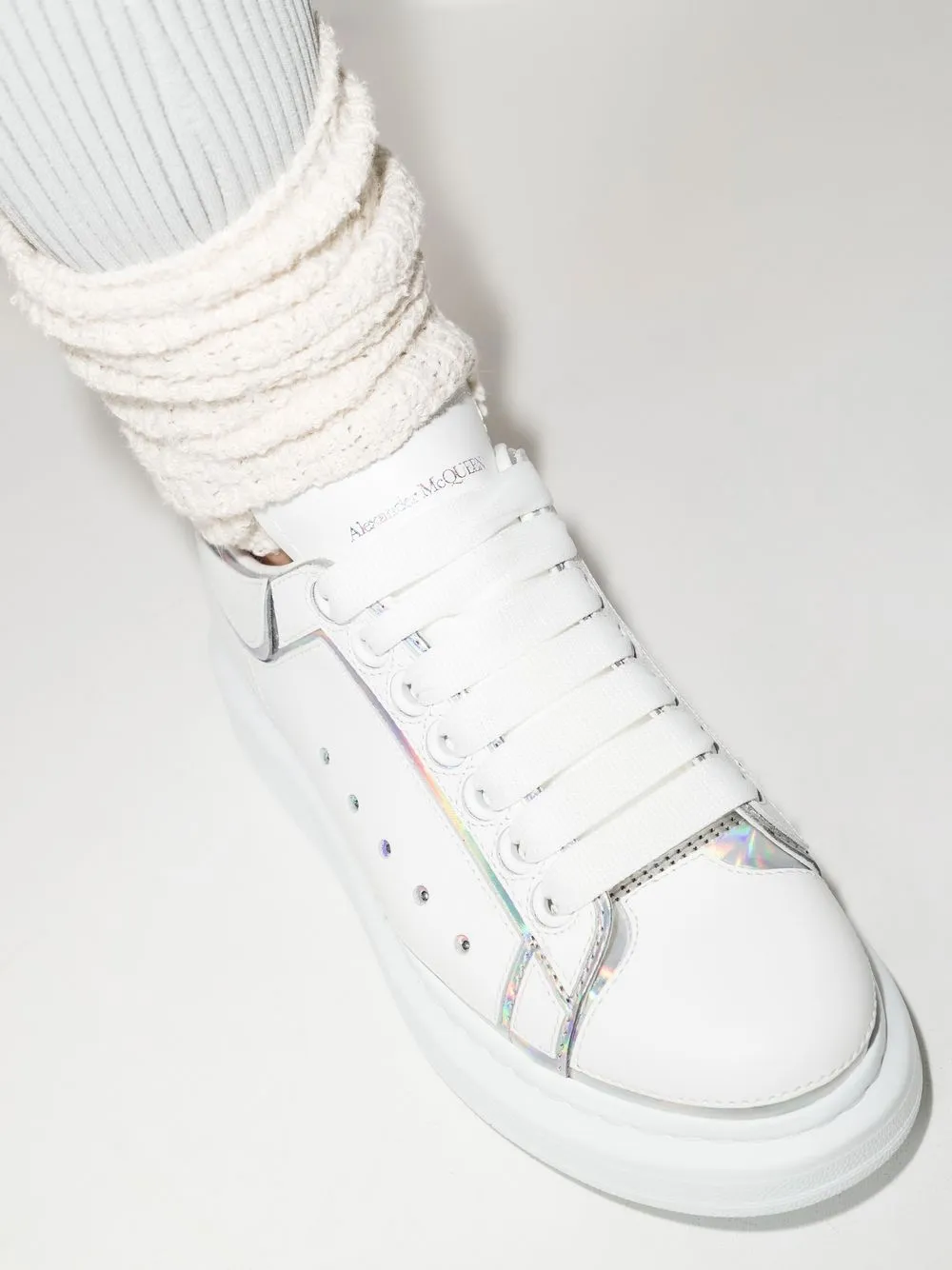 Alexander Mcqueen Oversized Low-top Sneakers - White 