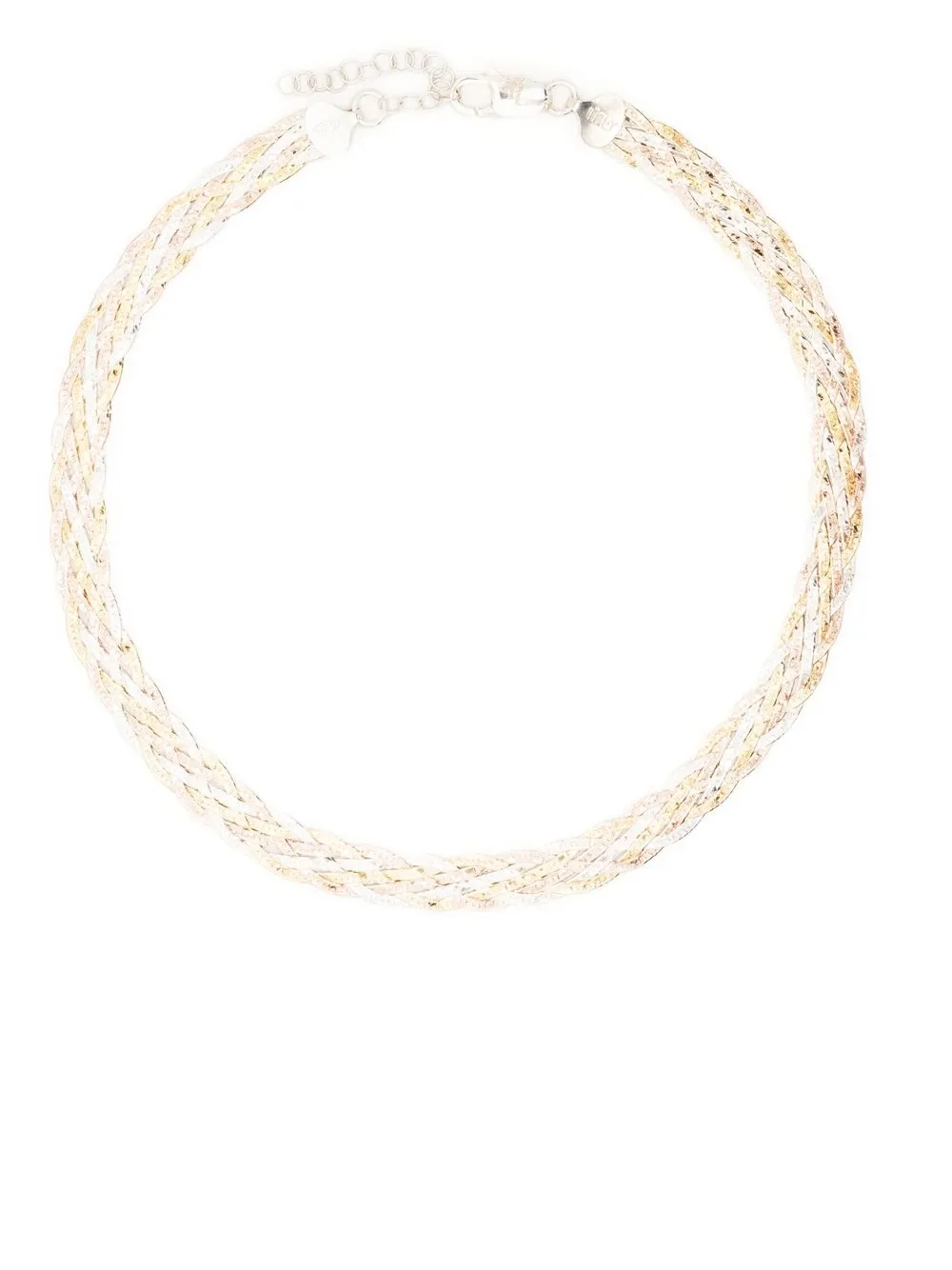 

Pamela Love tri-tone braided thick chain - Gold