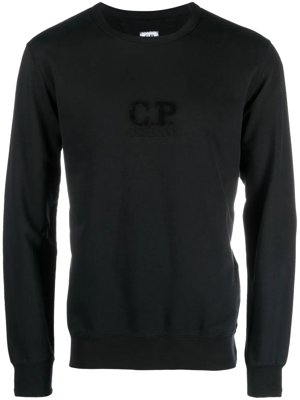 

C.P. Company logo-embroidered sweatshirt - Black