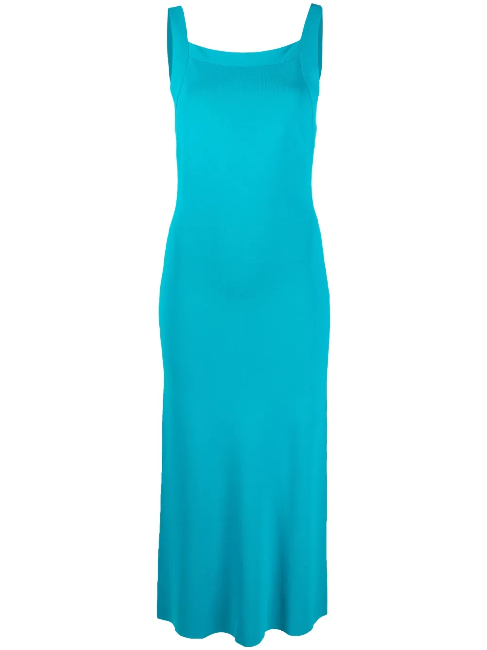 

P.A.R.O.S.H. vestido midi acampanado - Azul