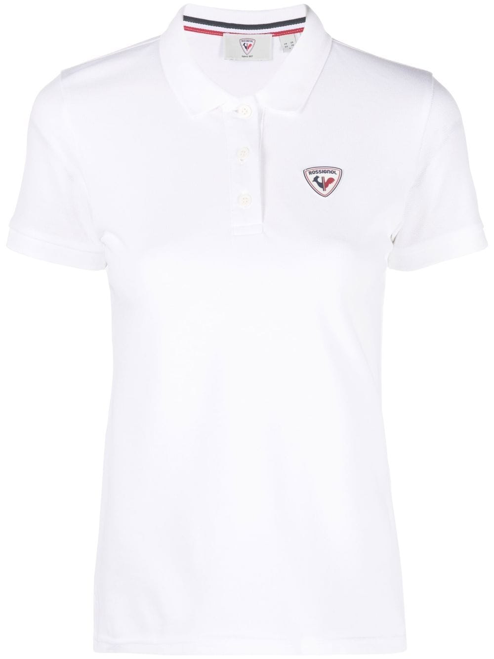 Rossignol Logo-crest Cotton Polo-shirt In White