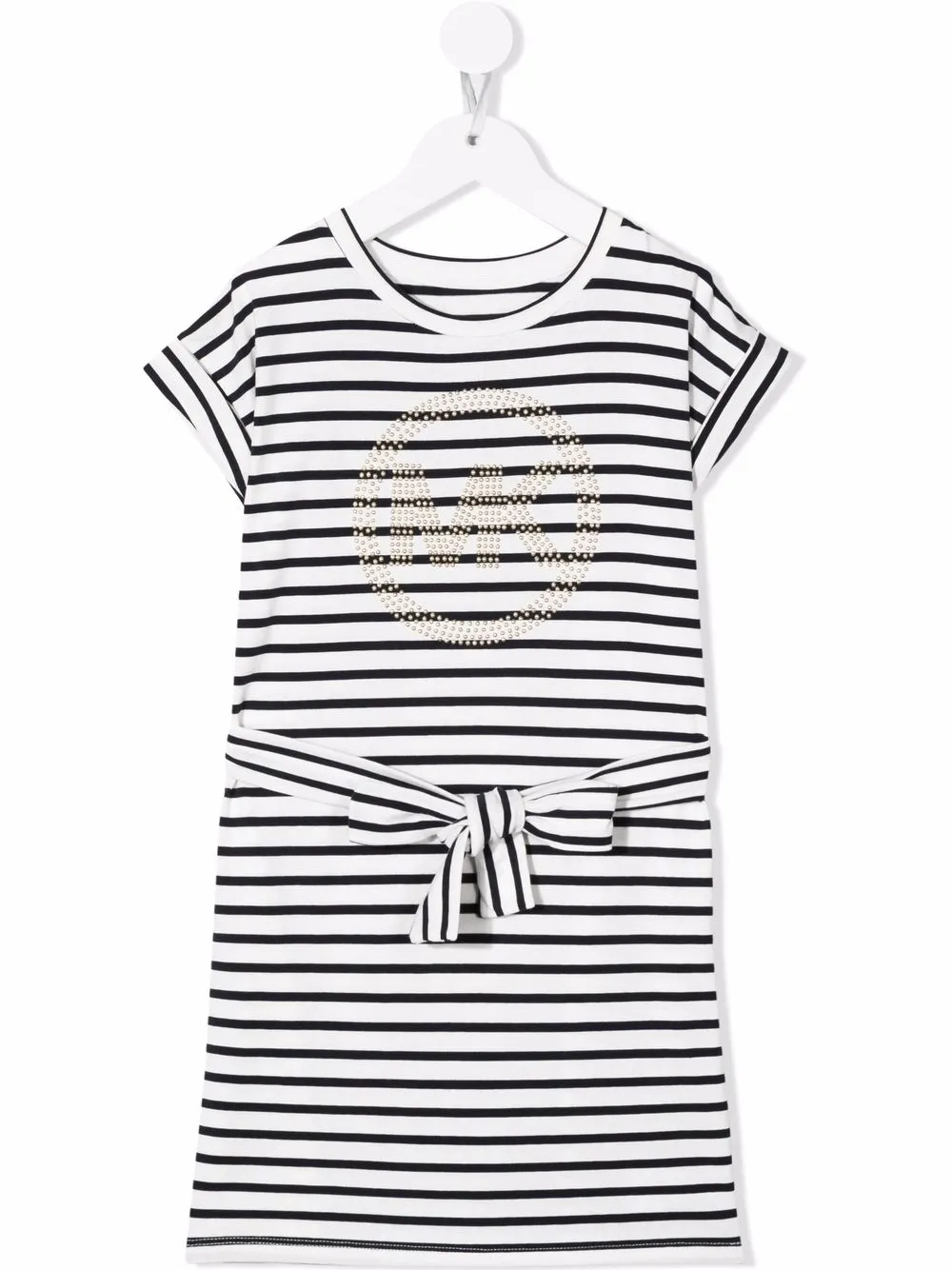 

Michael Kors Kids vestido con logo y detalles - Blanco