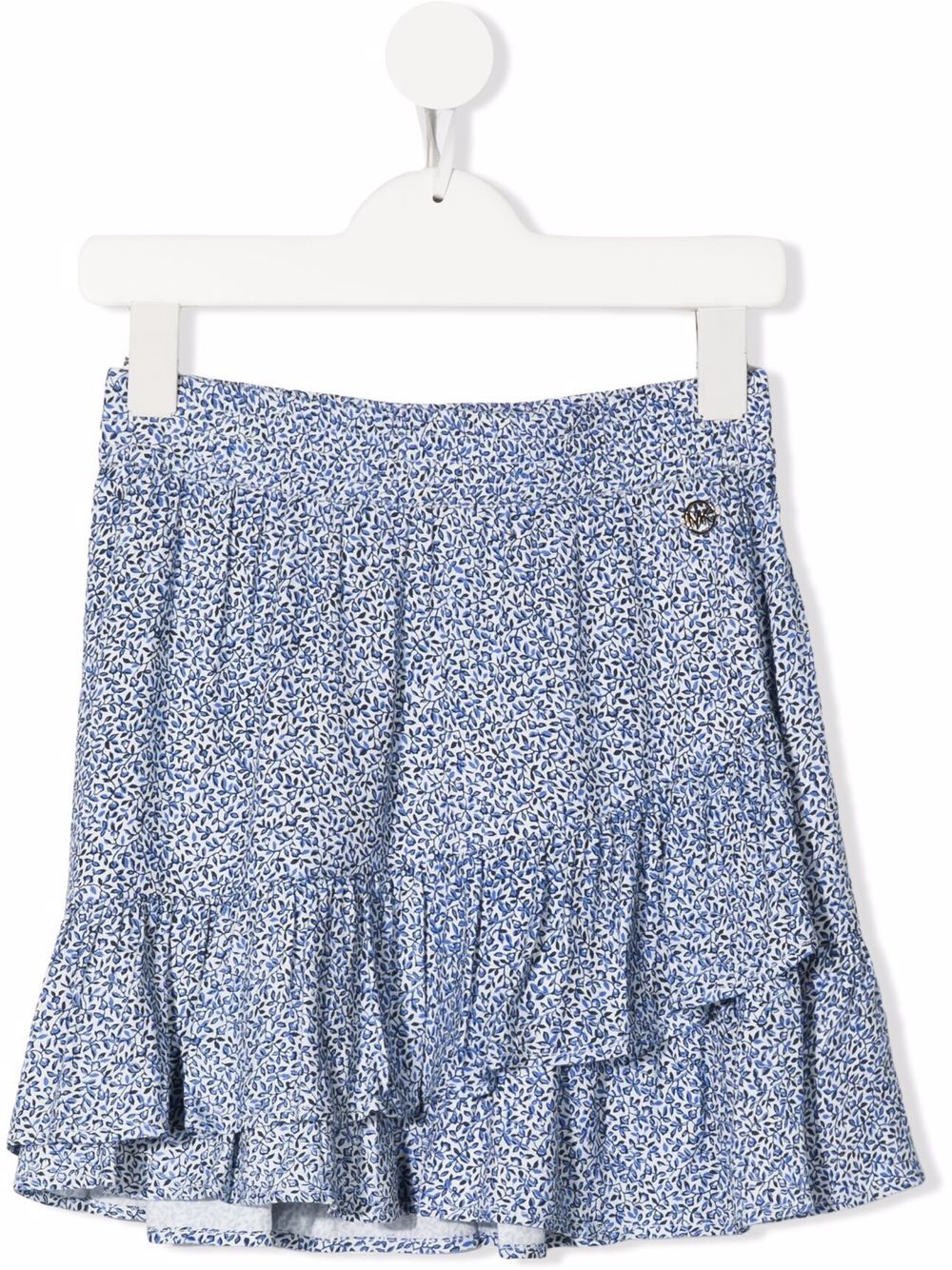 

Michael Kors Kids falda a capas con estampado floral - Azul