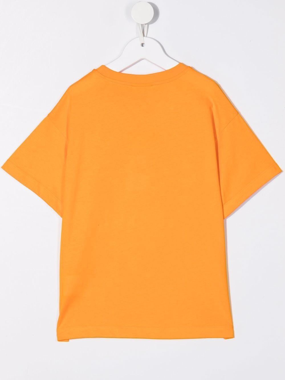 Fendi Kids T-shirt met tekst - Oranje