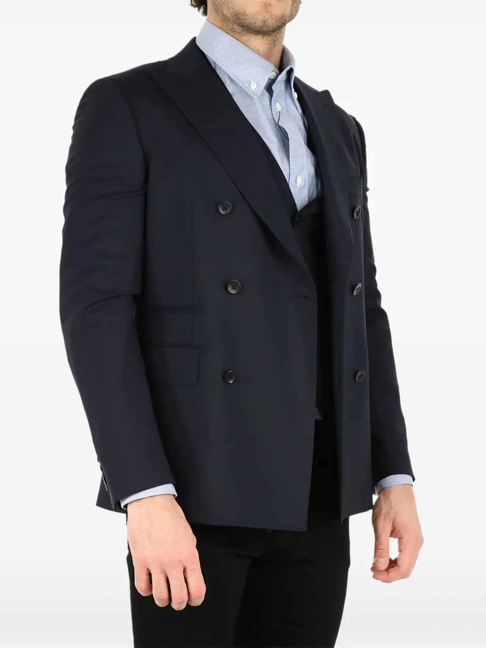 contrast-panel waistcoat