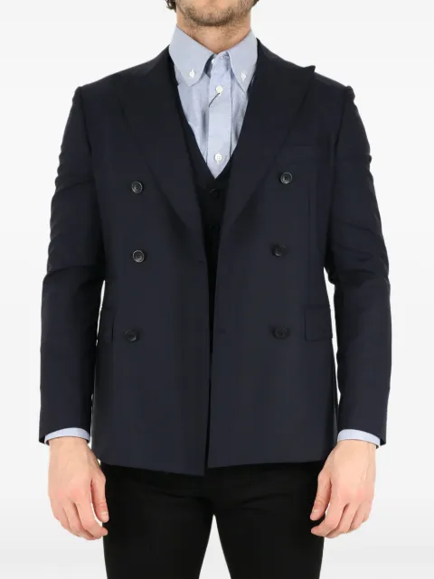 Tonello contrast-panel waistcoat
