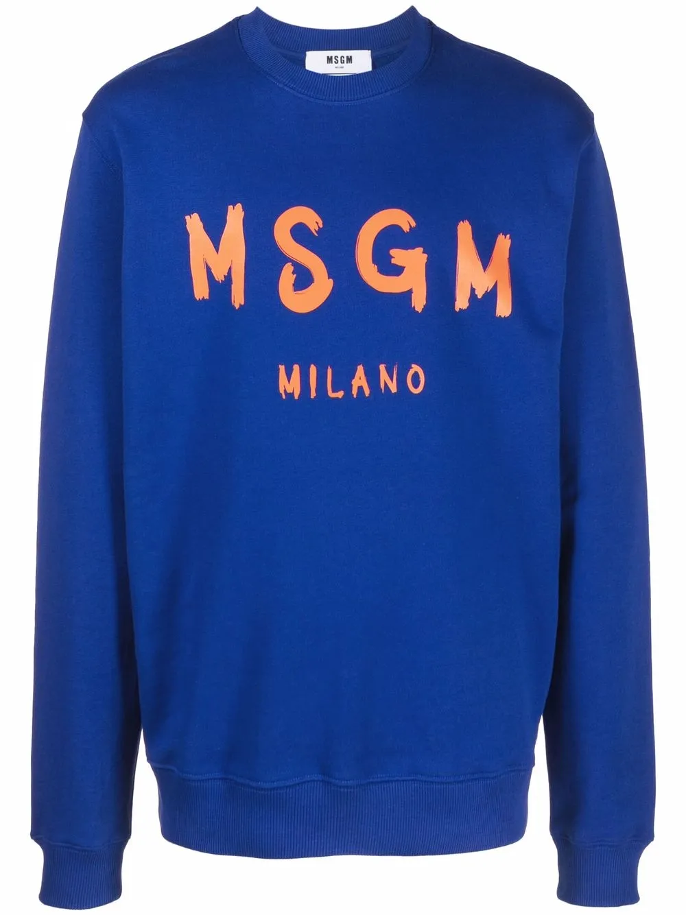 

MSGM logo-print sweatshirt - Blue