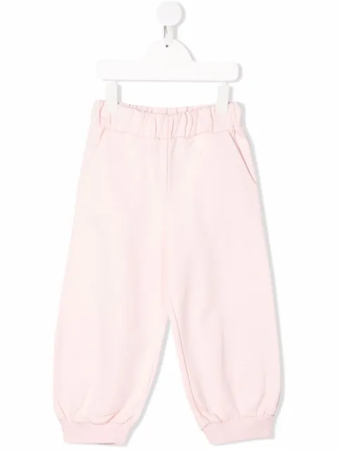 Fendi Kids rear logo-print trousers