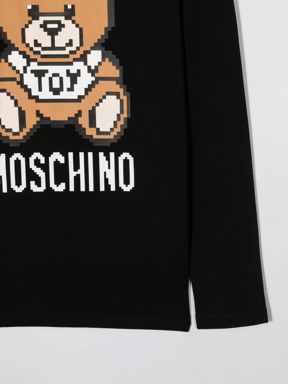 фото Moschino kids футболка с длинными рукавами и принтом teddy bear