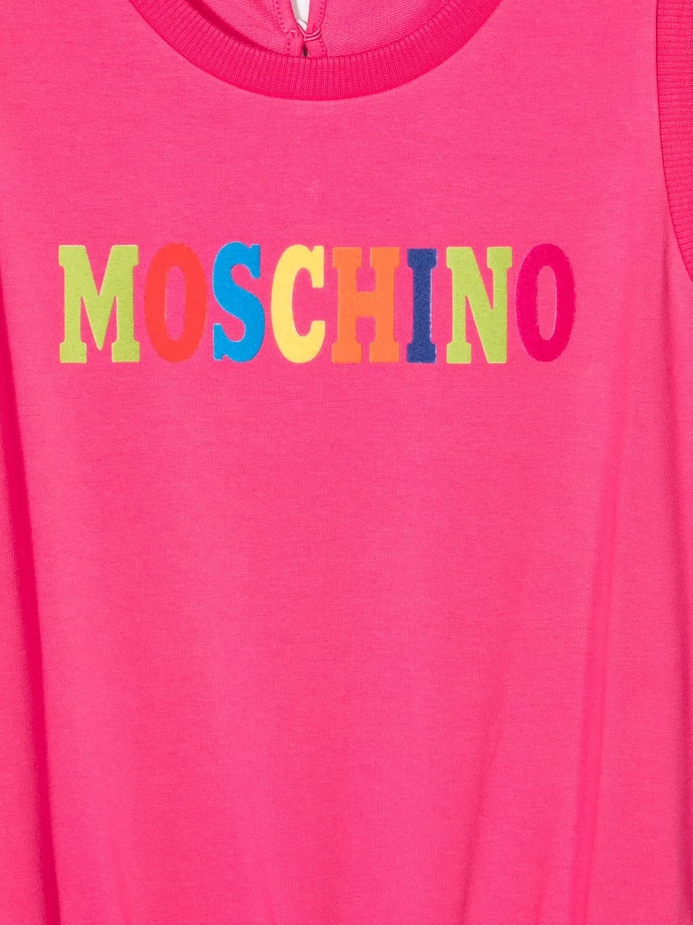 фото Moschino kids комбинезон без рукавов с логотипом