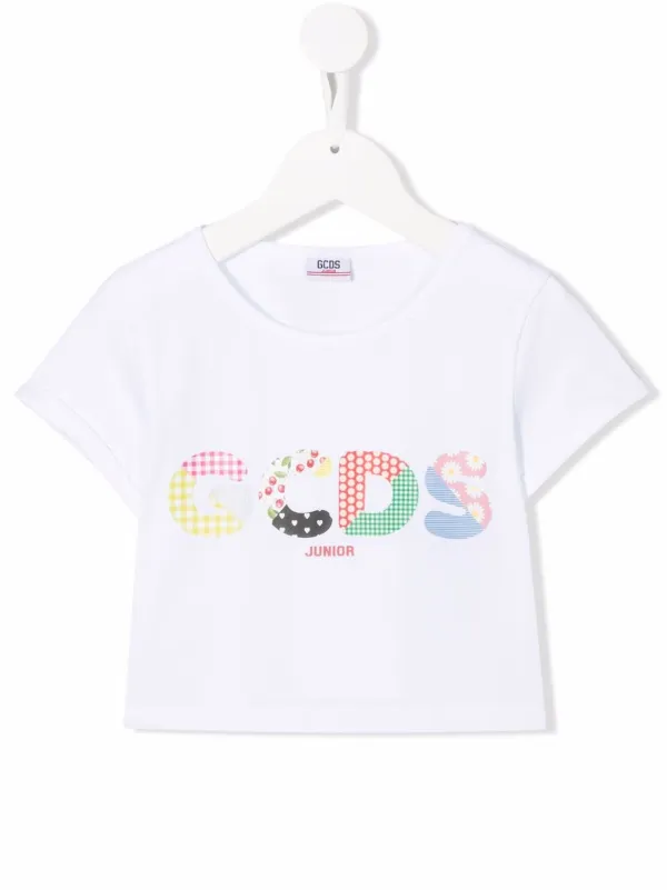 Junior Gcds Maglietta Gcds Bambina Gcds Kids T-shirt Crop Con