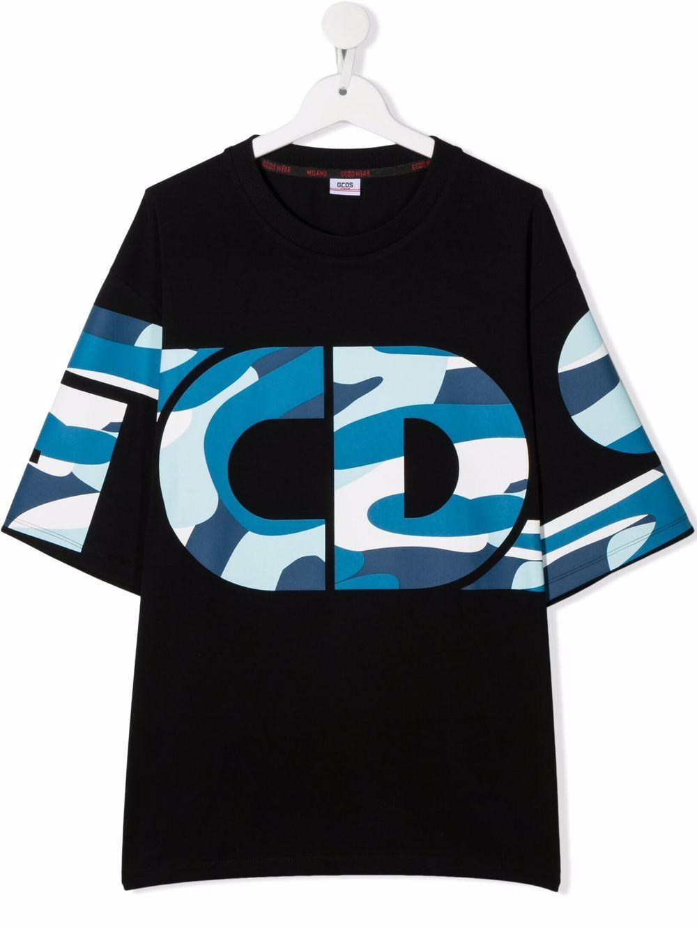 фото Gcds kids teen logo-print t-shirt