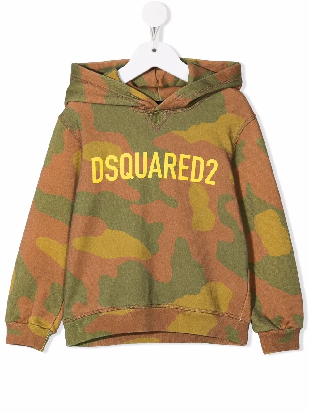 

Dsquared2 Kids hoodie con estampado militar - Verde