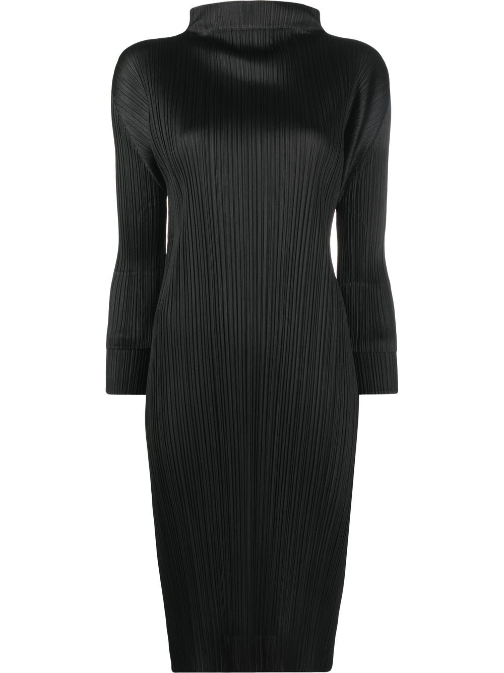 Issey Miyake Monthly Colors February Plissé Dress In Black | ModeSens