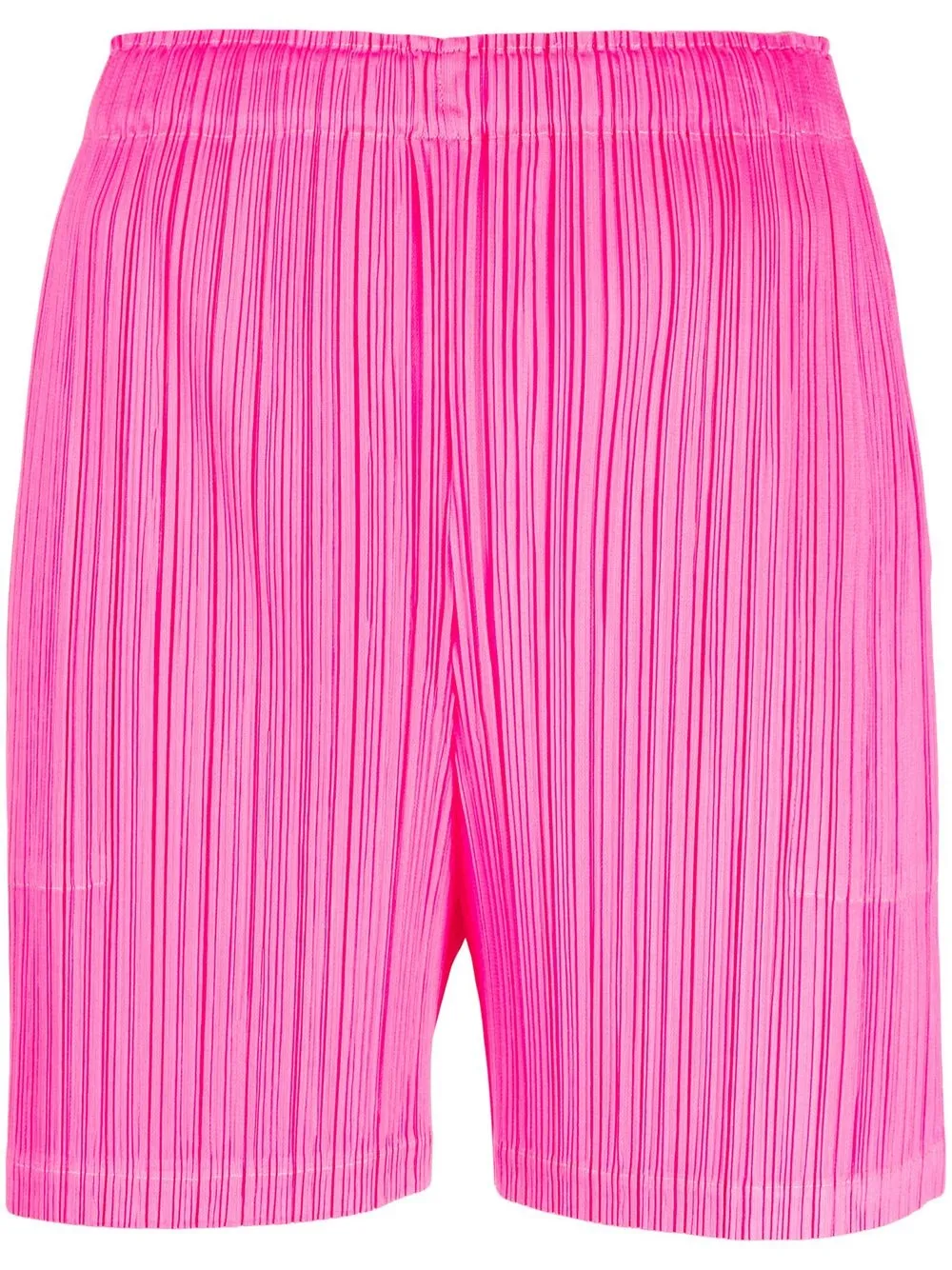 

Pleats Please Issey Miyake plissé elasticated-waist shorts - Pink