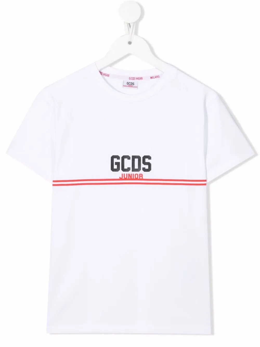 

Gcds Kids playera con logo estampado - Blanco