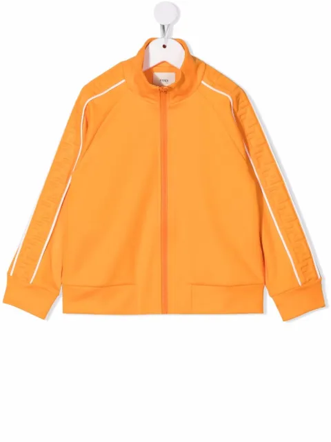 Fendi Kids FF-embossed zip-up top