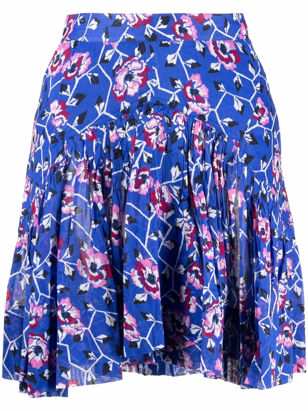 Isabel Marant Étoile юбка асимметричного кроя с цветочным принтом