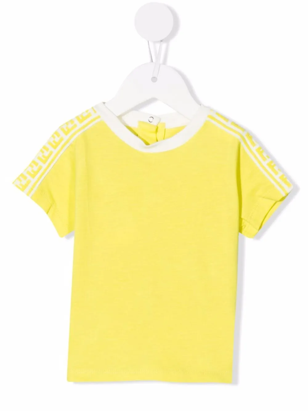 Fendi Kids モノグラム Tシャツ - グリーン Fendi Kids モノグラム Tシャツ - グリーン