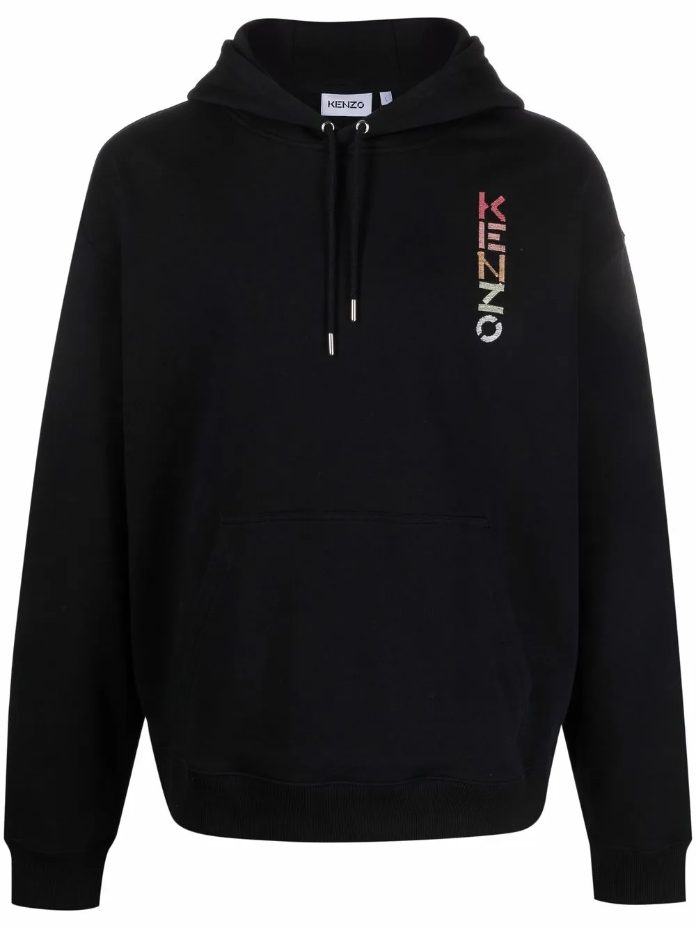 

Kenzo gradient logo cotton hoodie - Black