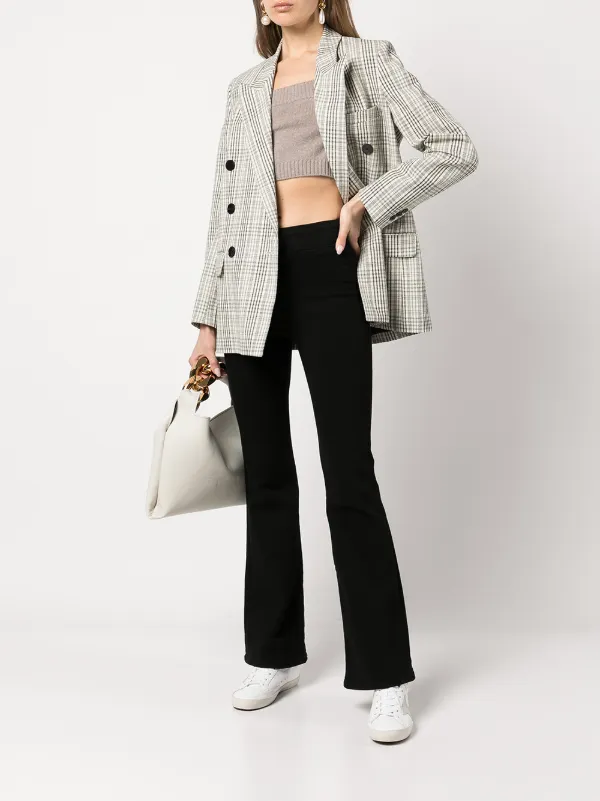 FRAME The Jetset フレアジーンズ | ブラック | FARFETCH JP