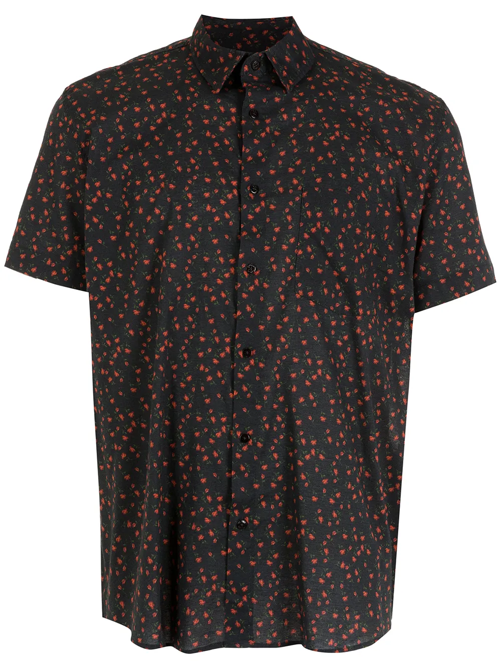 

Osklen polka dot-print short-sleeved shirt - Black