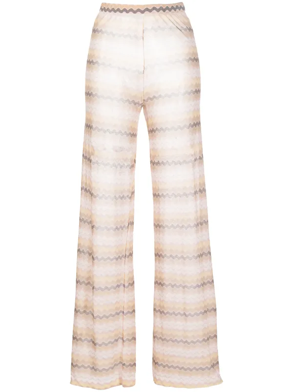 SIR. Imogene zip-zag Stripe Flared 