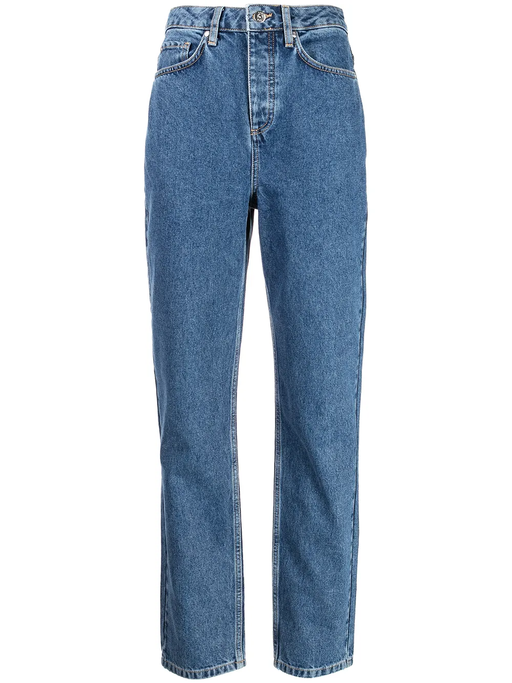 

SIR. high-rise straight-leg jeans - Blue