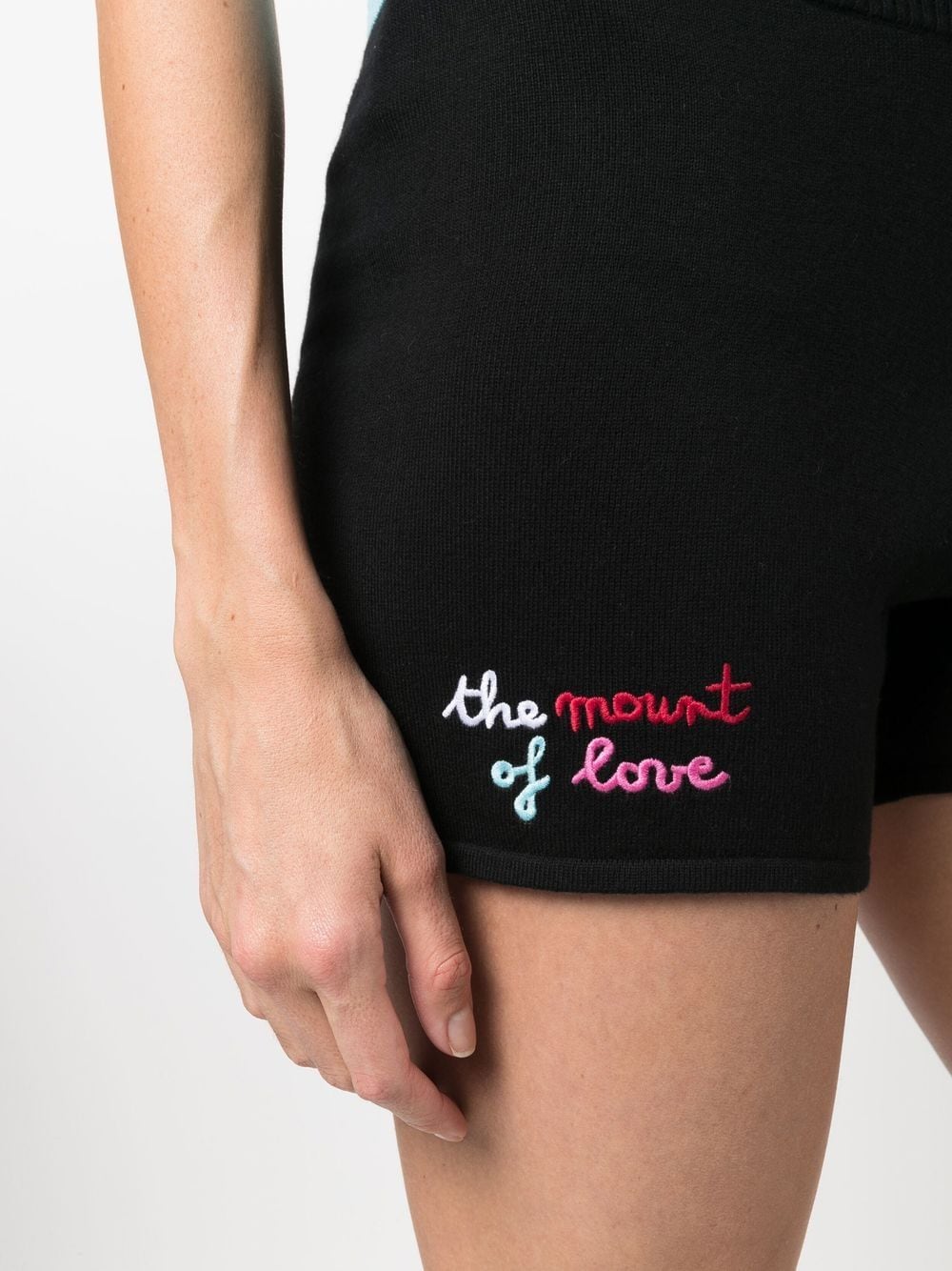 Shop Rossignol 'mount Of Love' Drawstring Shorts In Black