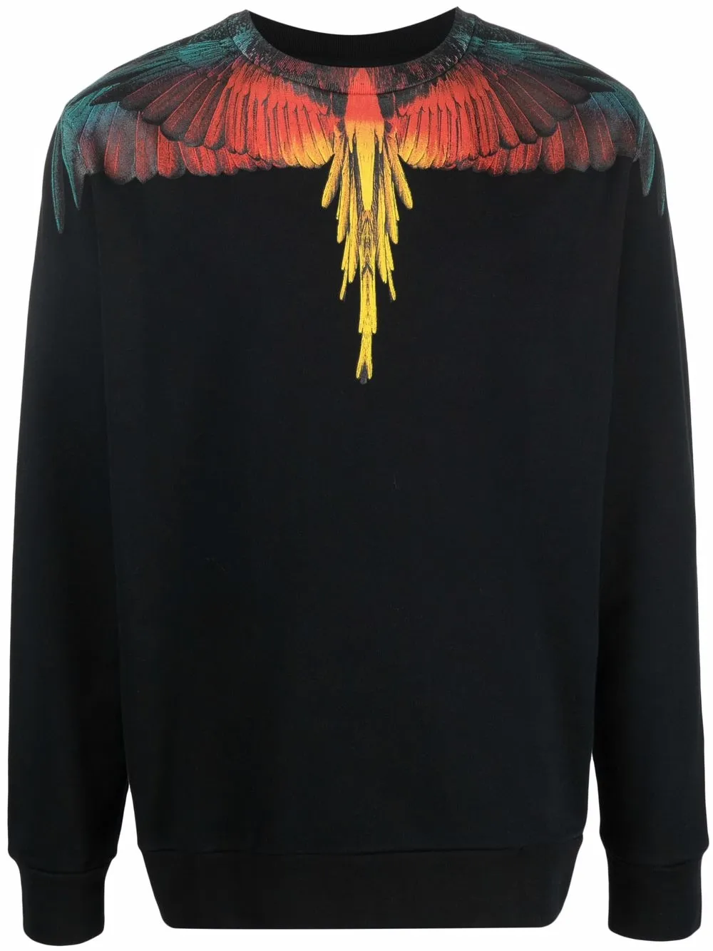 фото Marcelo burlon county of milan толстовка wings с круглым вырезом