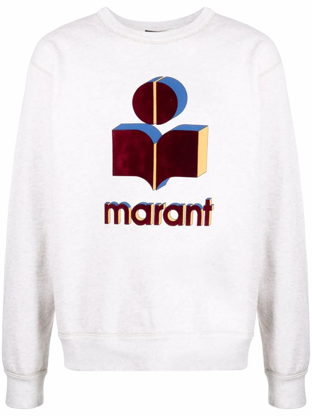 

Isabel Marant logo-print long-sleeved jumper - Neutrals