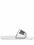 Diesel Sa-Mayemi Cc logo-embossed slides - White