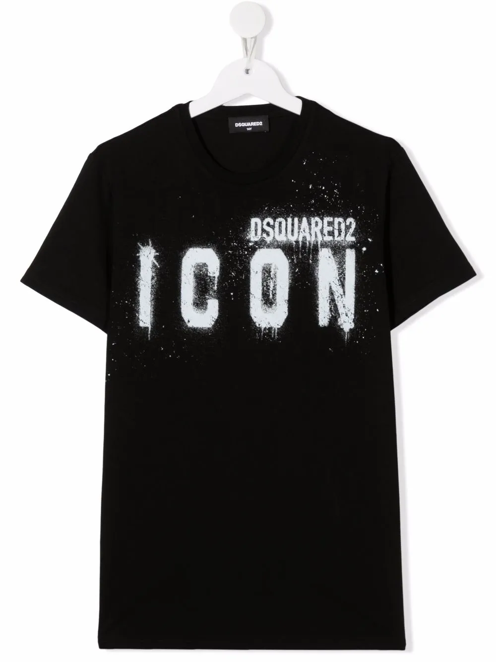 

Dsquared2 Kids playera con logo estampado - Negro