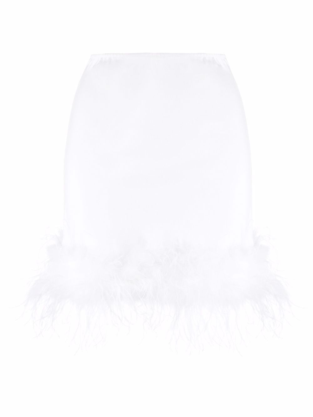 фото Atu body couture feather-embellished mini-skirt