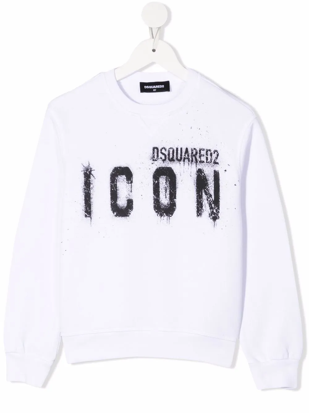 

Dsquared2 Kids sudadera con cuello redondo - Blanco