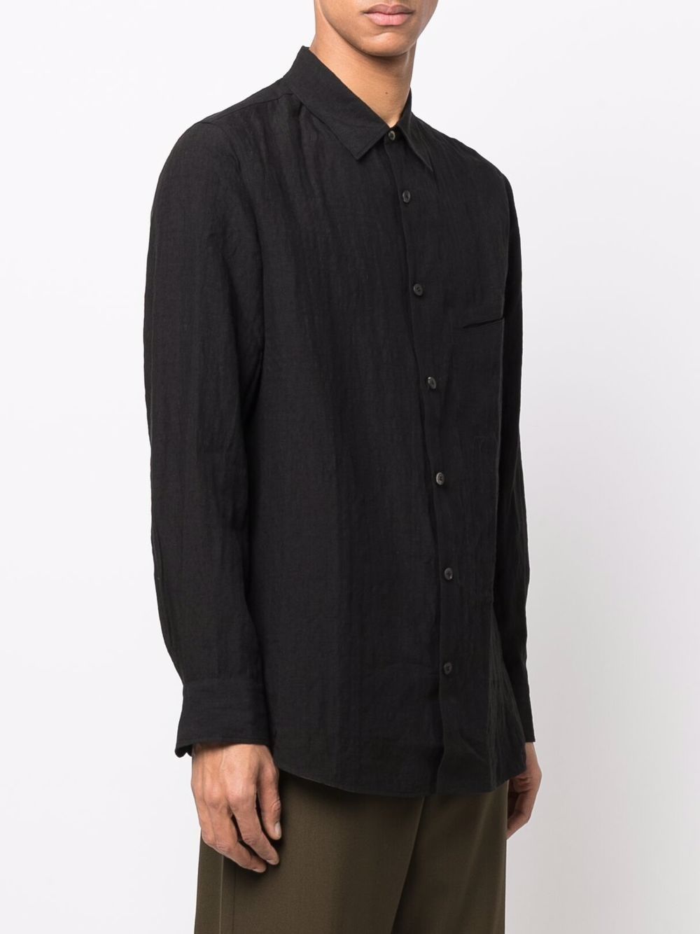 фото Ziggy chen plain long-sleeve shirt