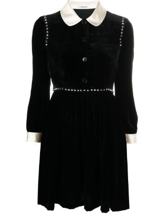 Miu miu outlet velvet dress