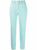 Washington Dee Cee logo-patch straight-leg jeans - Blue