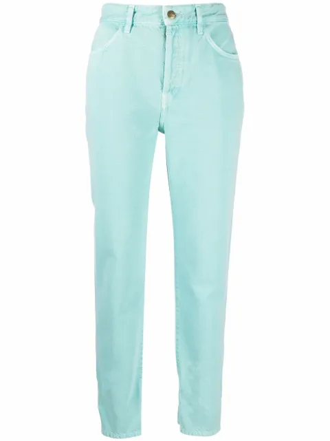 Washington Dee Cee logo-patch straight-leg jeans