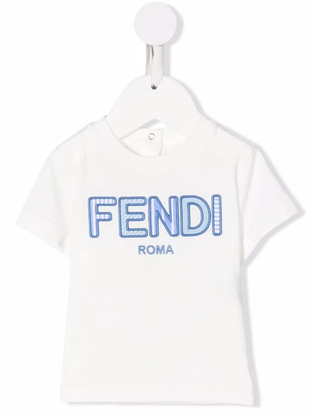 Image 1 of Fendi Kids embroidered-logo T-shirt