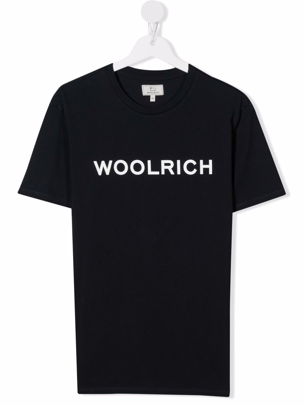 фото Woolrich kids футболка с логотипом