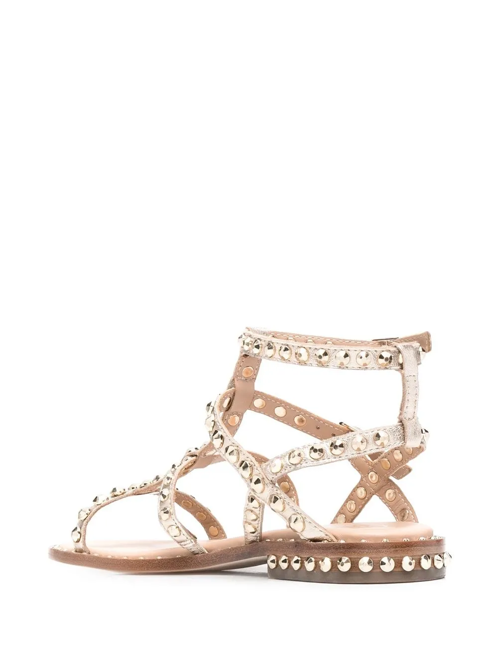 Ash Sandalen met dubbele gesp Metallic