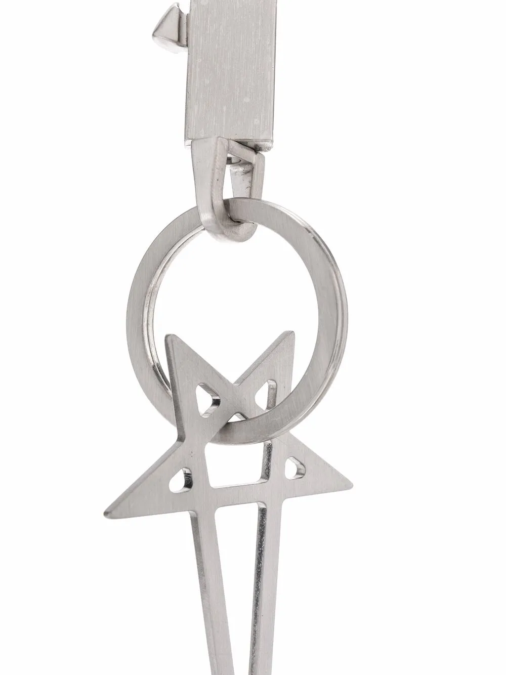 Rick Owens Pentagram Pendant Keychain - Farfetch