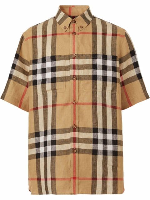 burberry button down mens shirt