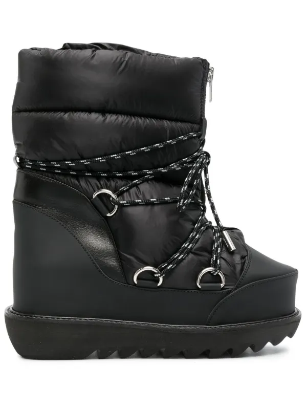 Sacai Quilted lace-up Ankle Boots - Farfetch