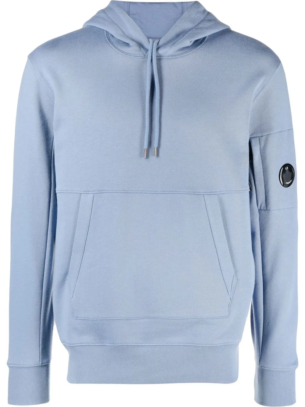 

C.P. Company hoodie con placa del logo - Azul